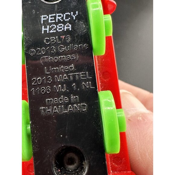 Thomas & Friends Take n Play Along Percy 2013 Learning Curve Diecast Train - Picture 8 of 10
